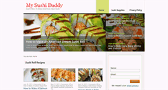 Desktop Screenshot of mysushidaddy.com