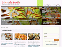Tablet Screenshot of mysushidaddy.com
